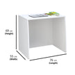 Dimensions of the desk.