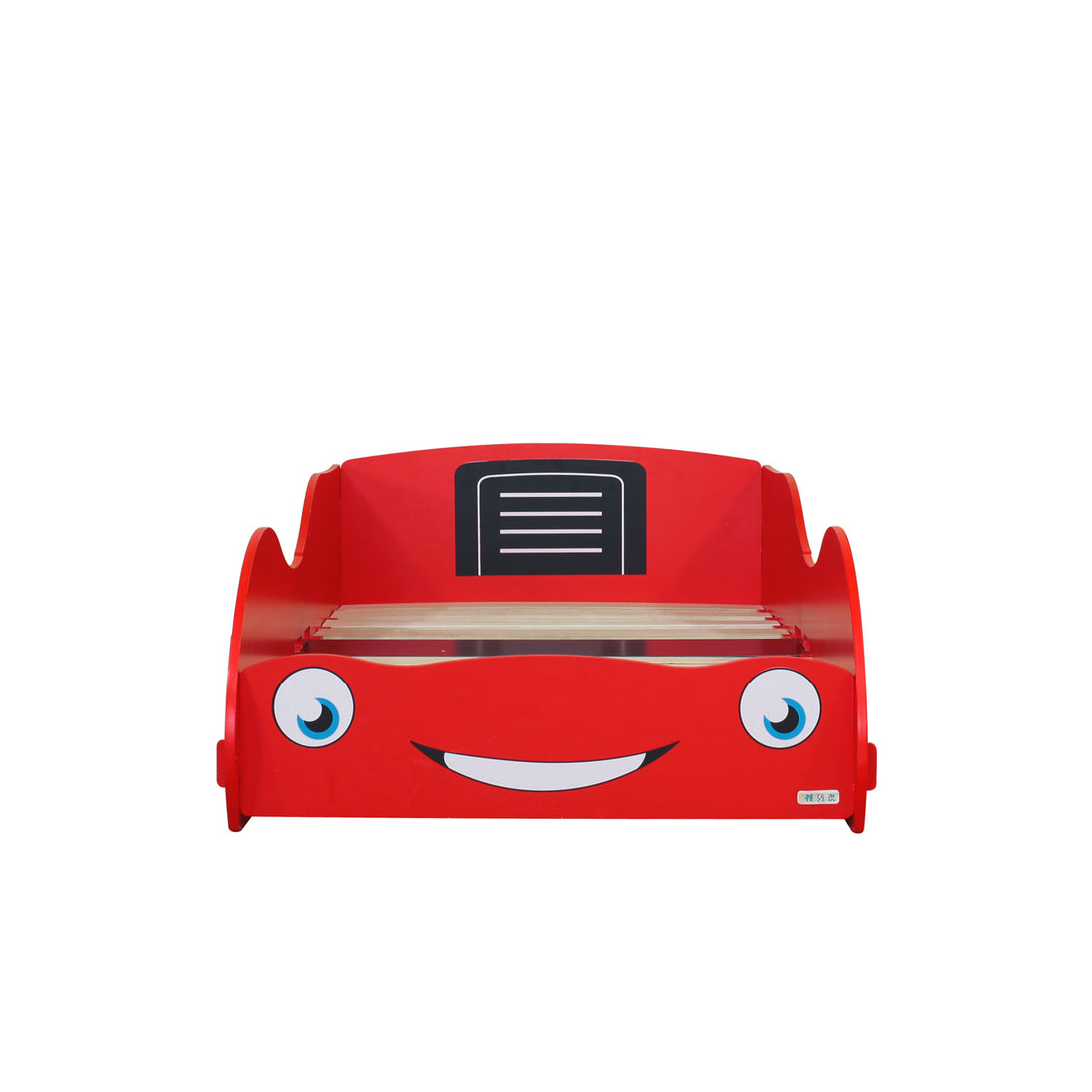 Red Racing Car Toddler Bed, Front view