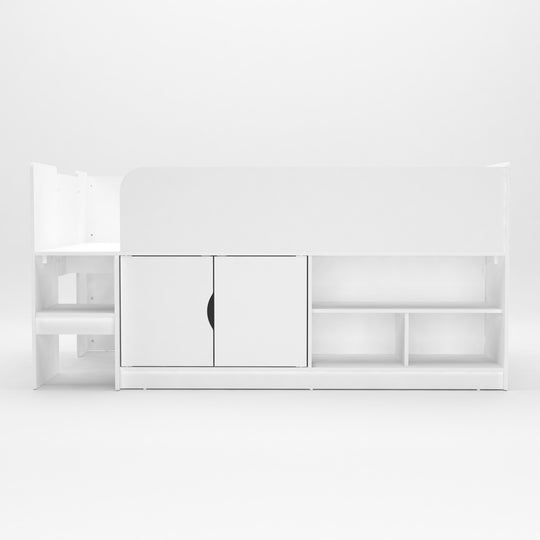Front view of the mid sleeper bed.