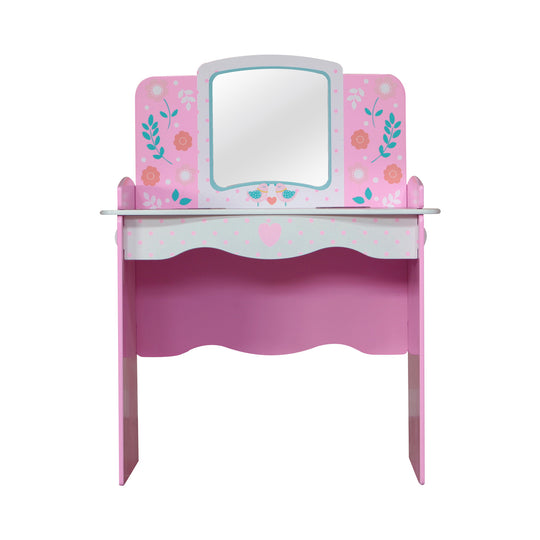 Front view of the dressing table.