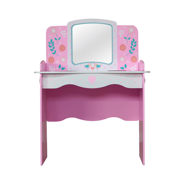 Front view of the dressing table.