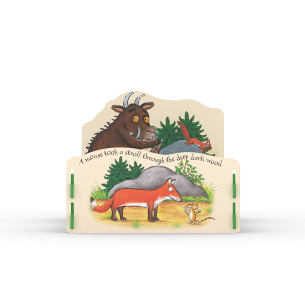 Front view of The Gruffalo Toddler Bed.