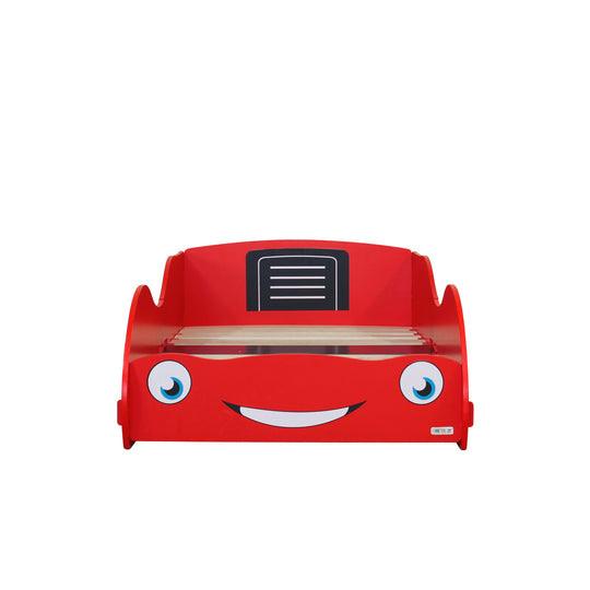 Red Racing Car Toddler Bed, Front view