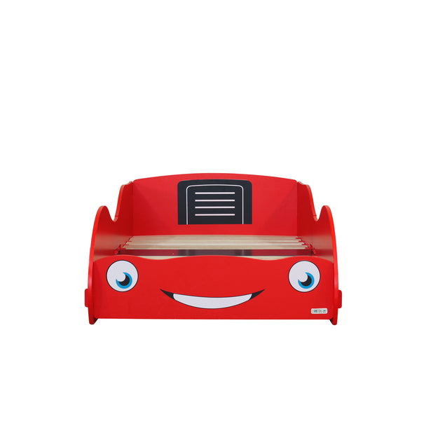 Red Racing Car Toddler Bed, Front view